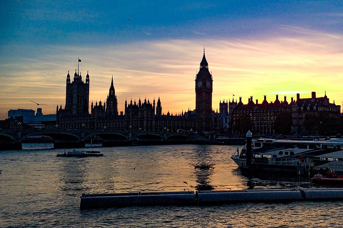 coucher soleil londres