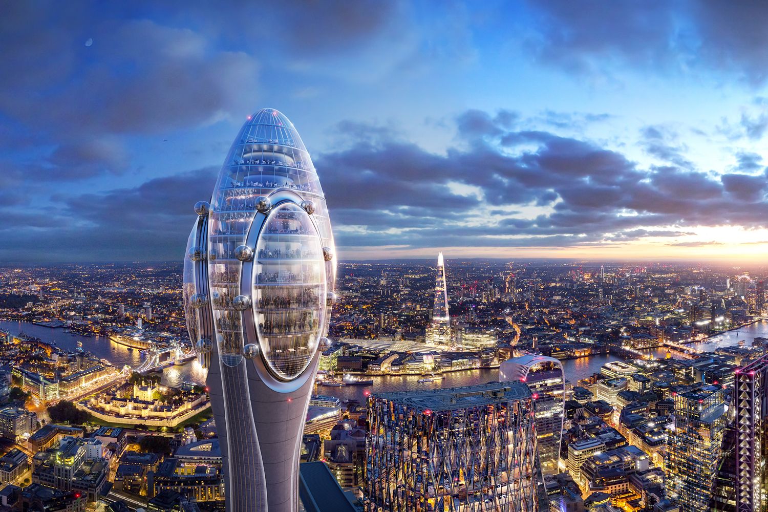 Une nouvelle tour géante en forme de tulipe à Londres ?