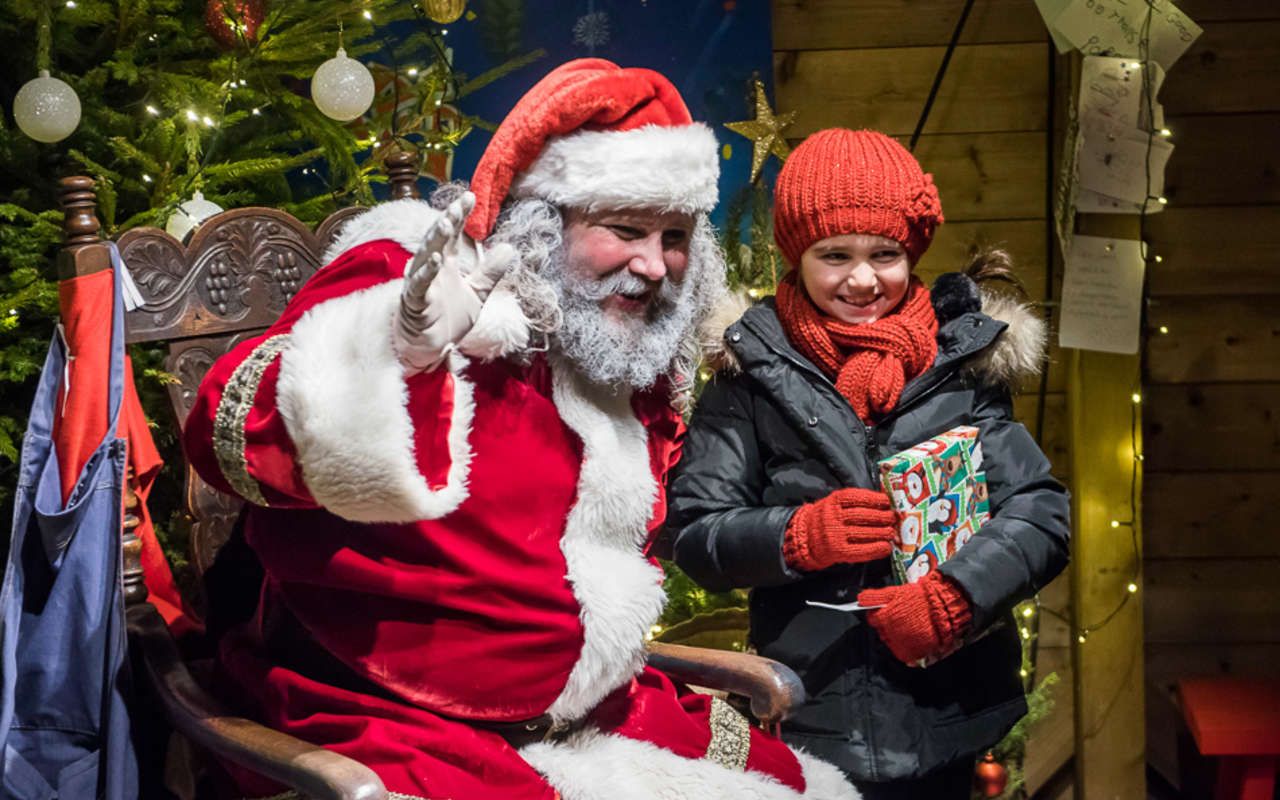 Le père Noël a ouvert son quartier général à Londres