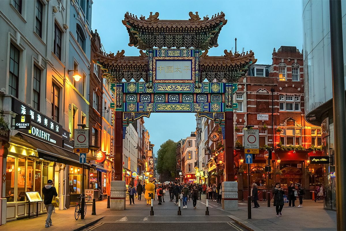 porte de Chinatown à Londres