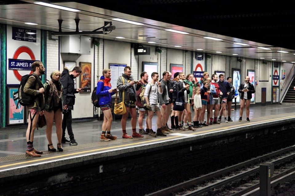 no pants metro londres