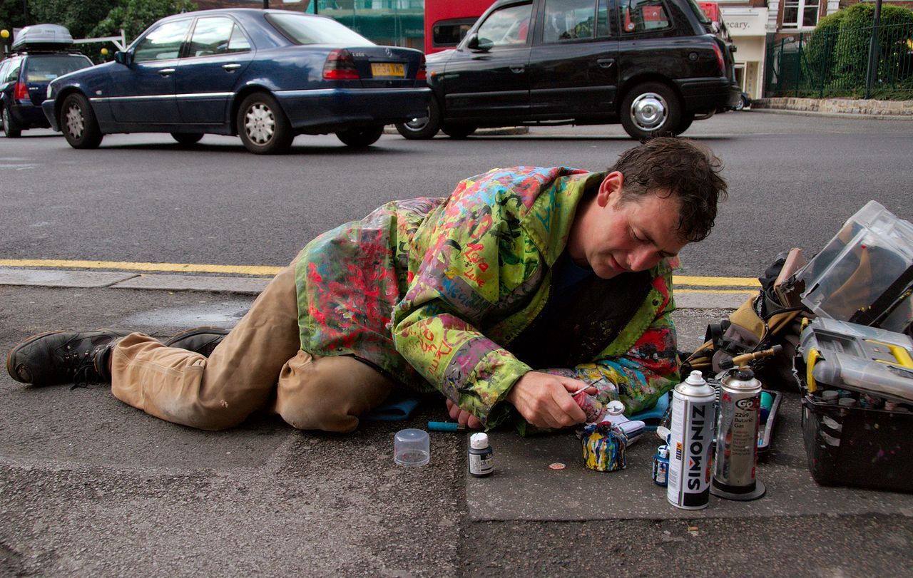 Les chewing-gums des rues de Londres deviennent des œuvres d’art