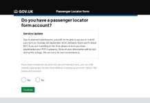 Passenger Locator Form