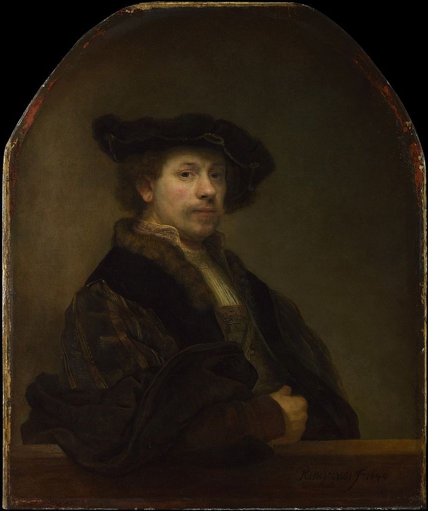 Autoportrait Rembrandt National Gallery