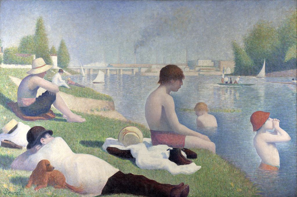 Georges Seurat Baigneurs Asnieres