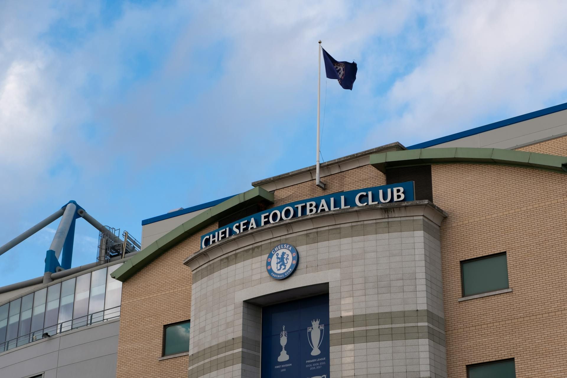 Façade du stade du Chelsea Football Club