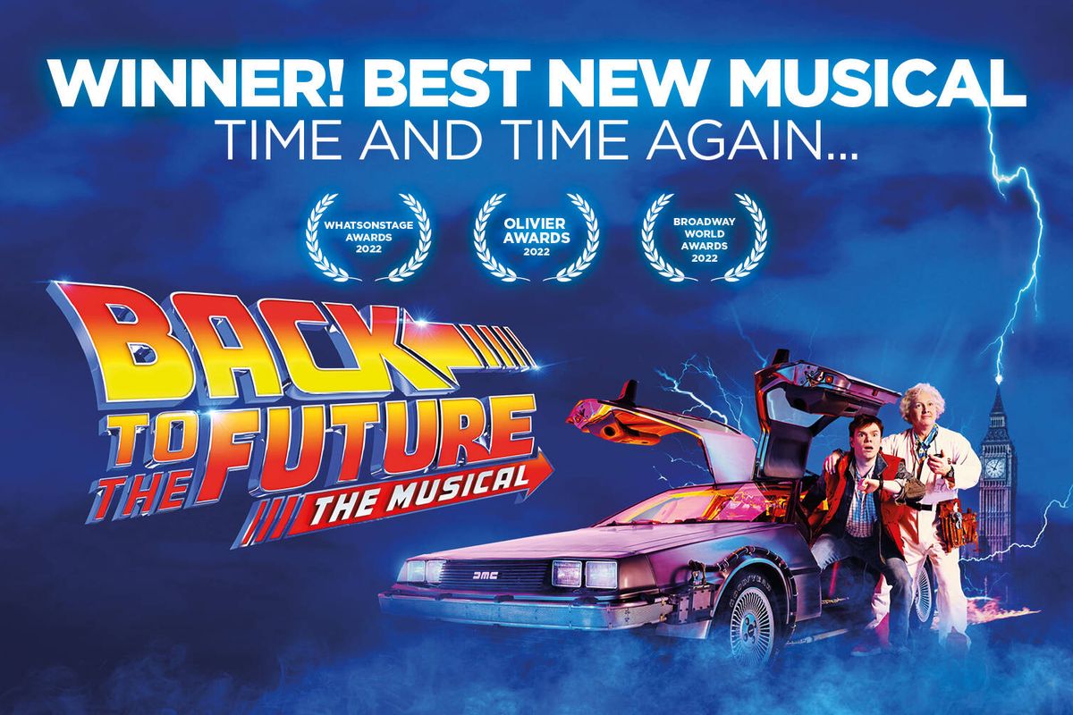 Affiche de la comédie musicale Retour vers le Futur