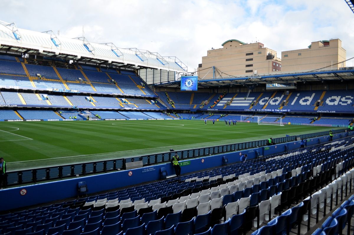 Intérieur du stade de Stamford Bridge