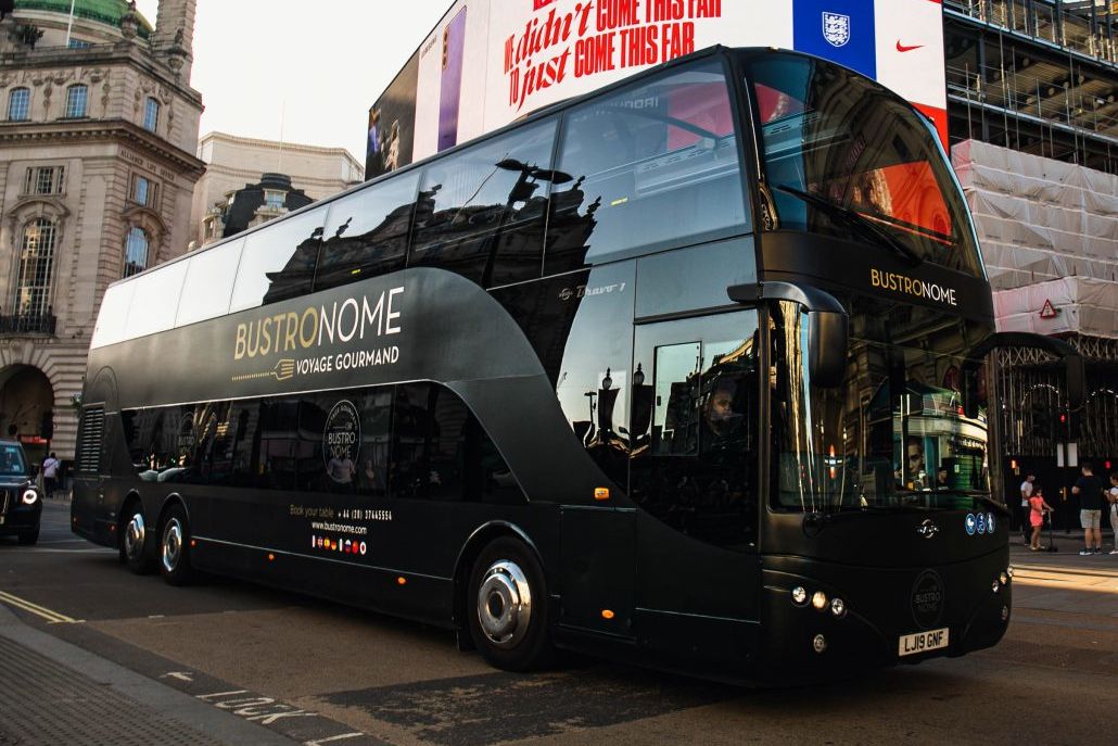 Bustronome Londres : un déjeuner dans un autocar
