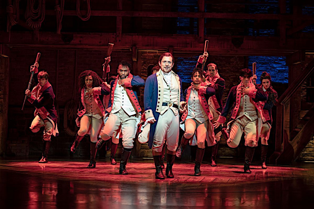 Scène de la comédie musicale Hamilton