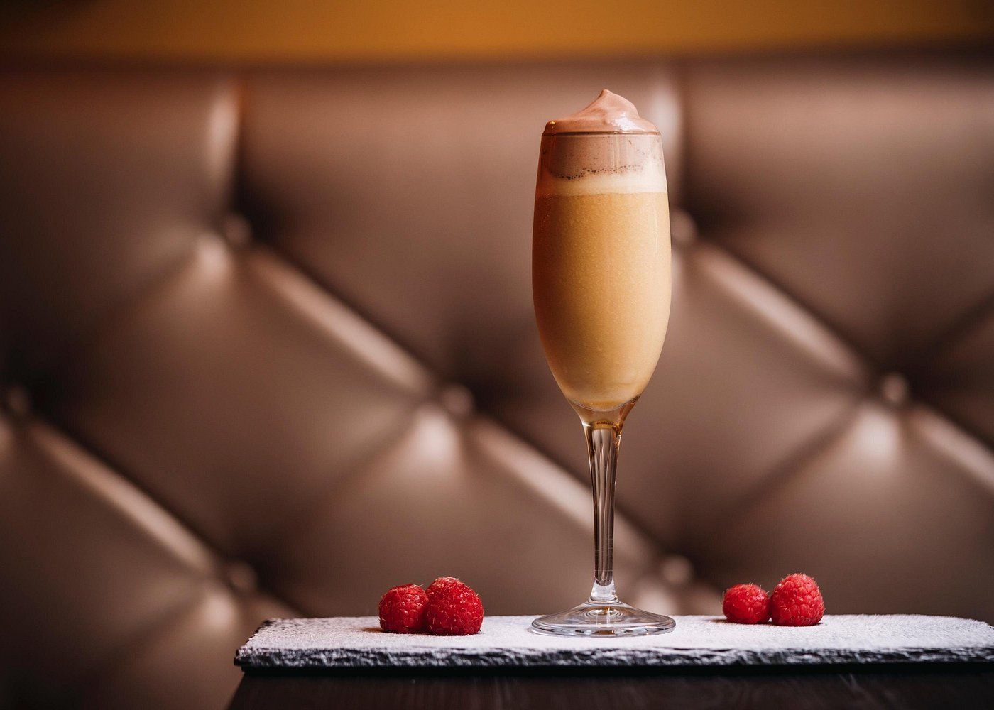 Cocktail sur une table au Chocolate Cocktail Club de Londres