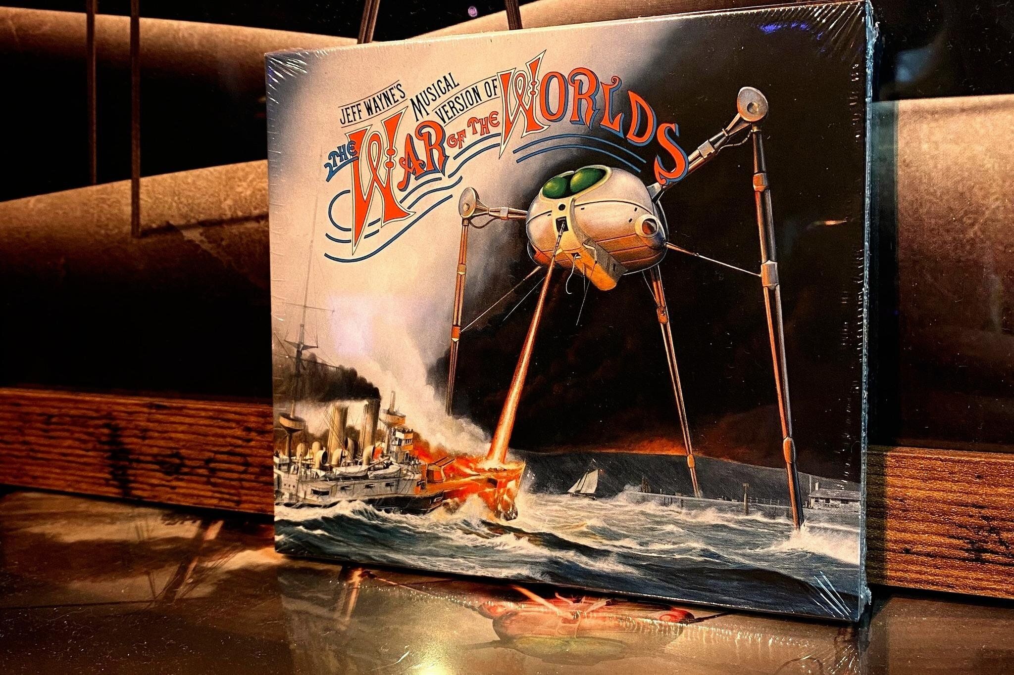 Pochette du disque la Guerre des mondes de Jeff Wayne
