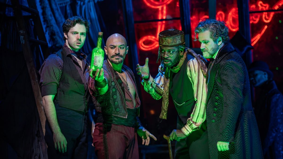 Scène de la comédie musicale Moulin Rouge à Londres