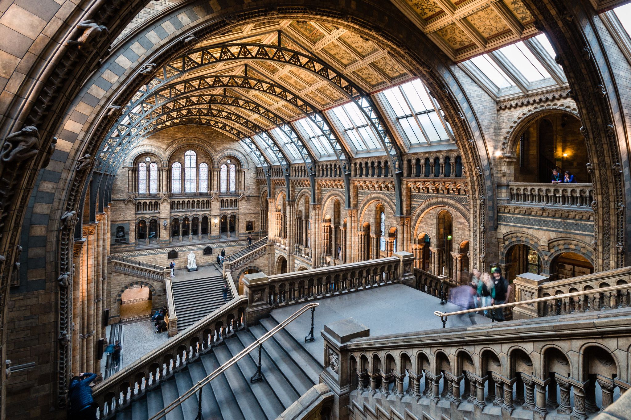 Hall d'entrée du musée d'histoire naturelle de Londres