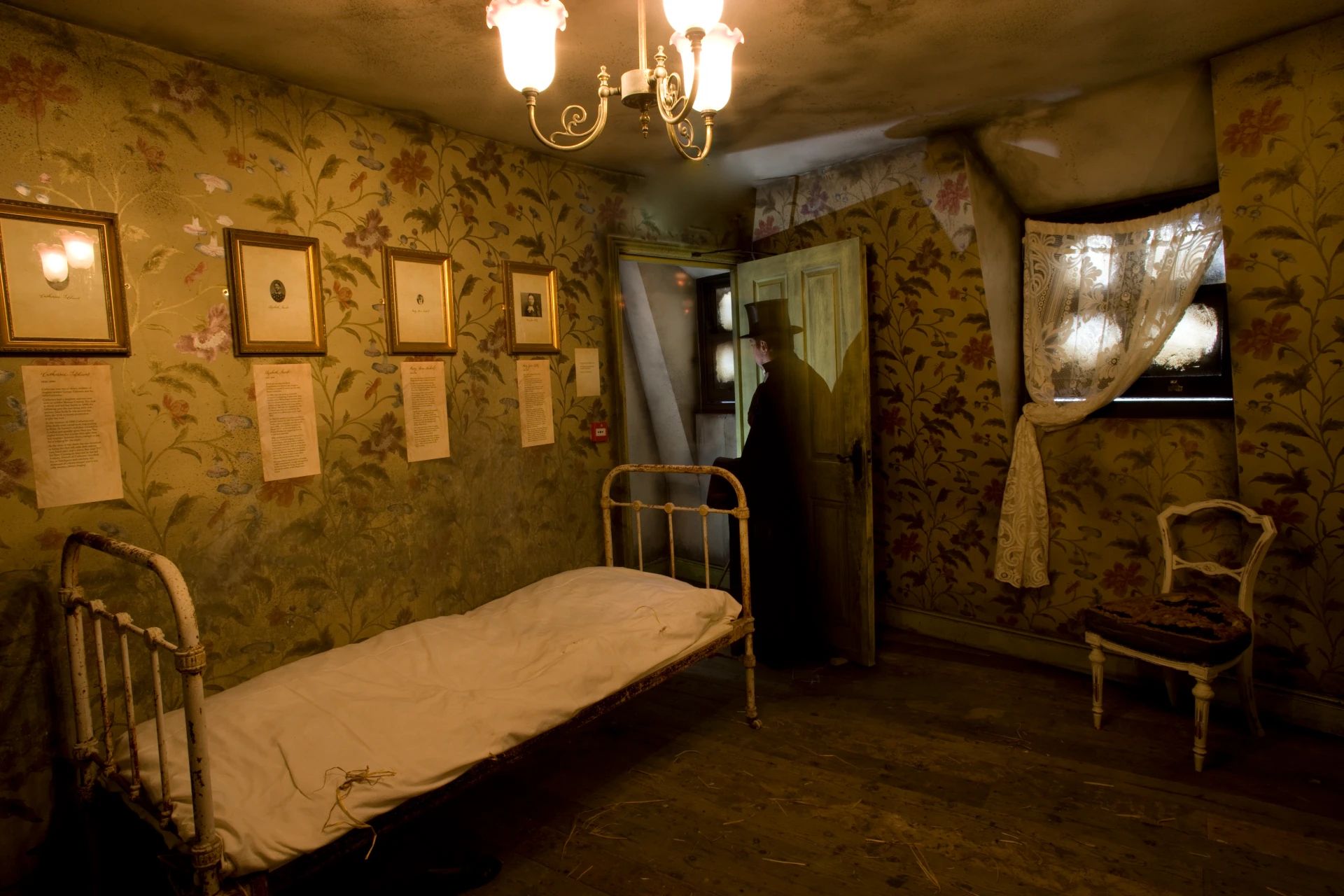 Une salle du musée Jack l'éventreur à Londres