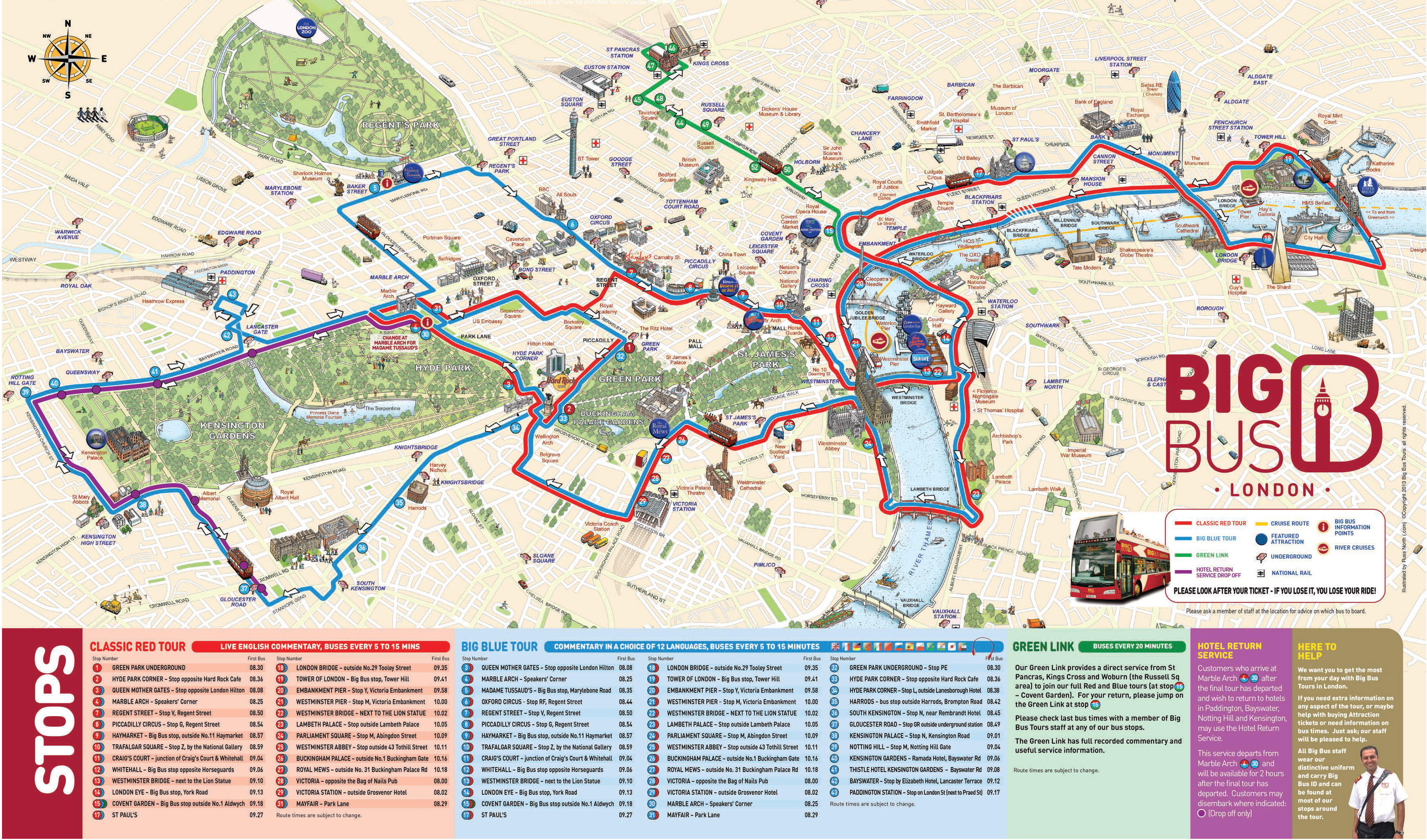 Plan Bus Londres (en PDF & Interactif) : Carte avec Lignes & Zones